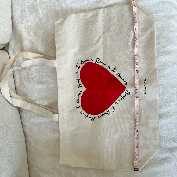 Sézane heart tote bag limited edition - Picture 4 of 5